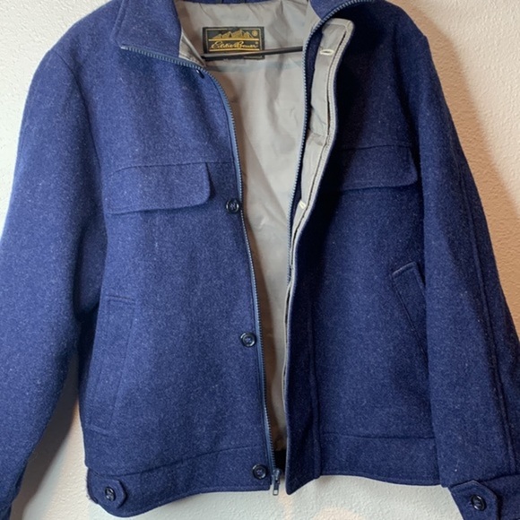 Vintage Eddie Bauer Made in the USA Wool over coat - Picture 5 of 11